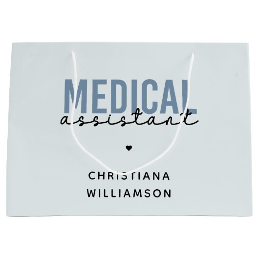 Aangepaste medische assistent | Klinische assisten Groot Cadeauzakje (Voorkant)