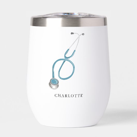 Aangepaste medische assistent Stethoscoopnaam (Voorkant)