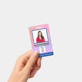 Aangepaste medische foto logo barcode ID-kaart Badge (Handheld)