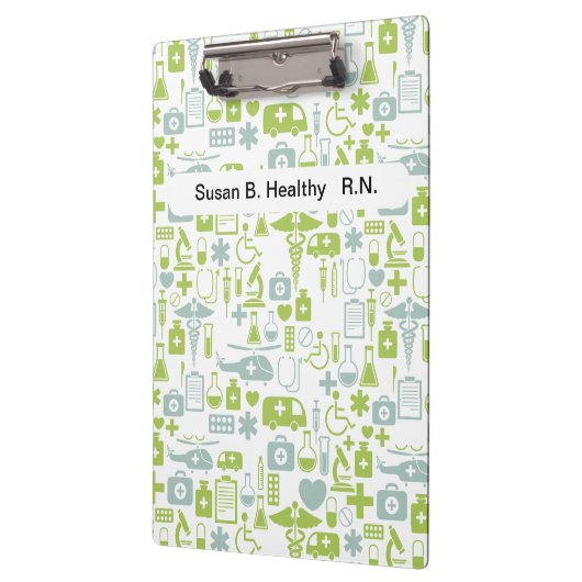 Aangepaste medische klemborden van verpleegkundige (Links)