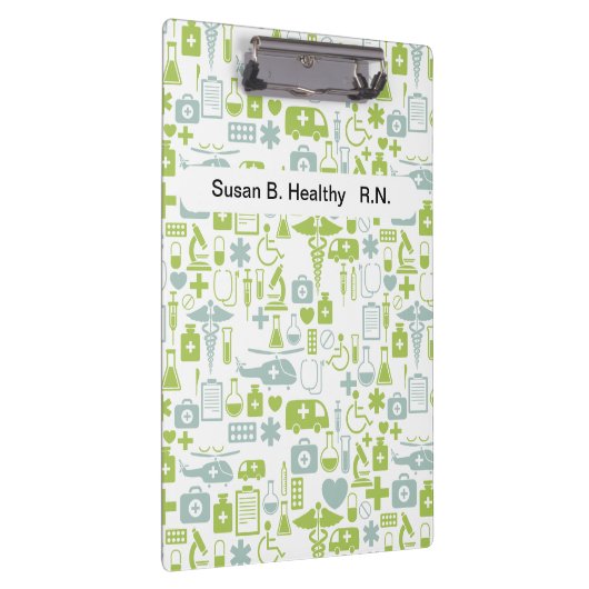 Aangepaste medische klemborden van verpleegkundige (Rechts)