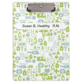 Aangepaste medische klemborden van verpleegkundige (Voorkant)