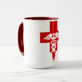 Aangepaste medische professionele mok - kies stijl (Voorkant links)