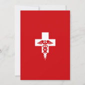 Aangepaste medische professionele uitnodiging (Voorkant)