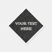 Aangepaste medische terminologie servetten (Hoek)