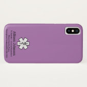 Aangepaste medische waarschuwing Telefoon Case-Mate iPhone Case (Achterkant (horizontaal))