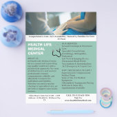 Aangepaste medische ziekenhuisdienst flyer (Enkel)