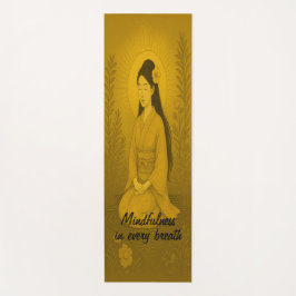 Aangepaste Meditatie Kunst Mindfulness Zen Brown Yogamat