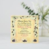 Aangepaste mediterrane olijfolie en gele luis - kaart (Staand voorkant)