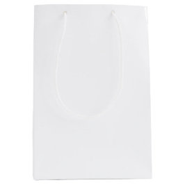 Aangepaste MEDIUM GLOSSY Gift Bag Blank Sjabloon Cadeauzakje