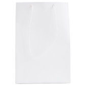 Aangepaste MEDIUM MATTE Gift Bag Blank Sjabloon Medium Cadeauzakje (Voorkant)