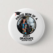 Aangepaste medium van een Afstuderen foto Ronde Button 5,7 Cm (Voorkant)