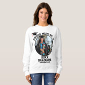 Aangepaste medium van een Afstuderen foto Trui (Voorkant volledig)