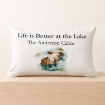 Aangepaste meerhut Otter Waterverf Cottage