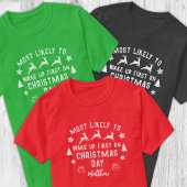 Aangepaste meest waarschijnlijk om wakker te worde t-shirt