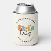 Aangepaste Meidenreis | Cute meiden weekend vakant Blikjeskoeler (Blikje Achterkant)