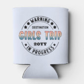 Aangepaste Meidenreis in Uitvoering Gradiënt Grapp Blikjeskoeler (Achterkant)