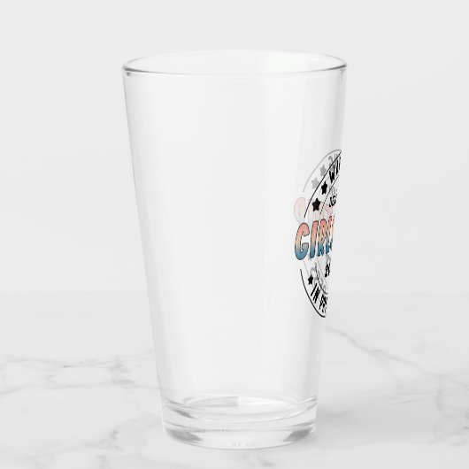 Aangepaste Meidenreis in Uitvoering Gradiënt Grapp Glas (Rechts)