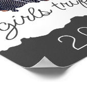 Aangepaste meidenreis | Meisweekend Getaway Souven Poster (Hoek)