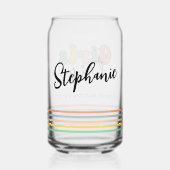 Aangepaste meidenreis | Vakantie van het weekend v Blikvorm Glas (Achterkant)