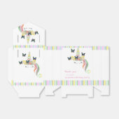 Aangepaste Meisje Eenhoorn Gezicht Verjaardag Dank Bedankdoosjes (Uitgevouwen)