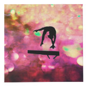 Aangepaste meisjes gymnastiek kubus (Voorkant)