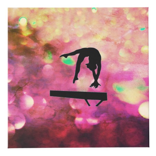 Aangepaste meisjes gymnastiek kubus (Voorkant)