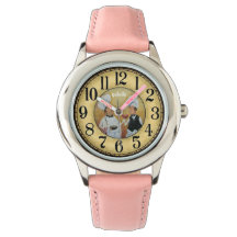 Aangepaste Meisjes Naam Glitter Strap Kinder Horlo