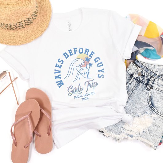 Aangepaste Meisjes Reis Bestemming Zomer Strand Gr T-shirt