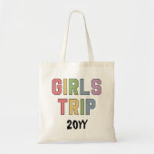 Aangepaste meisjes reizen meisjes weekend vakantie tote bag (Voorkant)