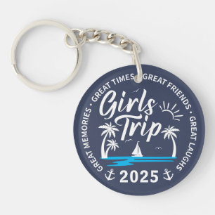 Aangepaste Meisjes Trip Groep Matching Beach Vakan Sleutelhanger