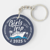 Aangepaste Meisjes Trip Groep Matching Cruise Vaka Sleutelhanger (Achterkant)