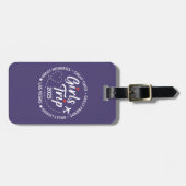 Aangepaste Meisjes Trip Groep Matching Vakantie Bagagelabel (Voorkant horizontaal)