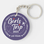 Aangepaste Meisjes Trip Groep Matching Vakantie Sleutelhanger (Achterkant)