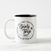 Aangepaste Meisjes Trip Groep Matching Vakantie Tweekleurige Koffiemok (Links)