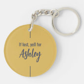 Aangepaste Meisjes Trip Groep Matching Zomer Vakan Sleutelhanger (Achterkant)