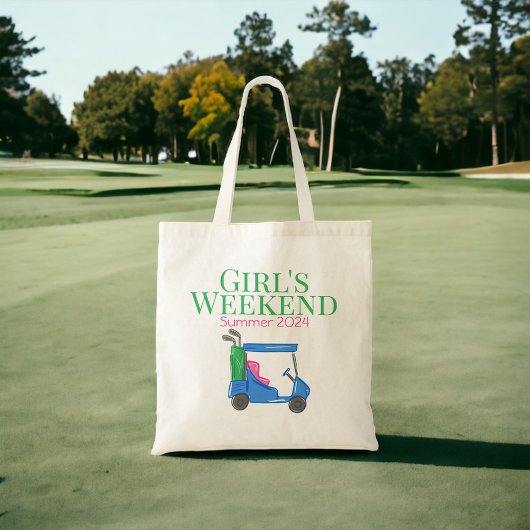 Aangepaste Meisjes Weekend Bachelorette Golf Tote Bag