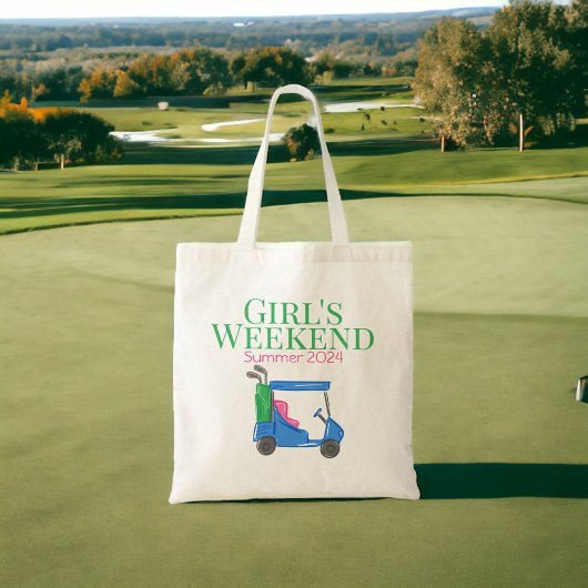 Aangepaste Meisjes Weekend Bachelorette Golf Tote Bag