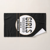 Aangepaste meisjes Wekend Girls reisvakantie Handdoek (Handdoek)