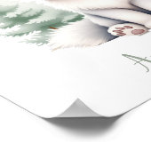 Aangepaste Meisjes Woodland Wolf Quote Kwekerij Poster (Hoek)