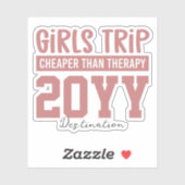 Aangepaste meisjes worden goedkoper dan therapieva sticker (Vel)