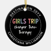 Aangepaste meisjes worden goedkoper dan Therapy Gi Keramisch Ornament (Voorkant)