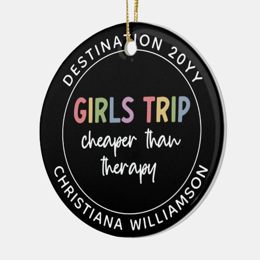 Aangepaste meisjes worden goedkoper dan Therapy Gi Keramisch Ornament (Links)