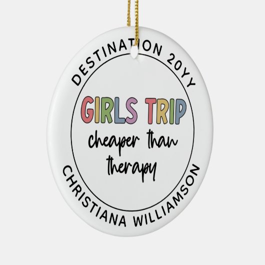 Aangepaste meisjes worden goedkoper dan Therapy Gi Keramisch Ornament (Rechts)