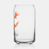 Aangepaste Meisjesachtige Jack O Lantern Pompoen H Blikvorm Glas (Links)