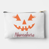Aangepaste Meisjesachtige Jack O Lantern Pompoen H Etui (Achterkant)