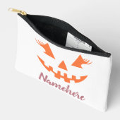 Aangepaste Meisjesachtige Jack O Lantern Pompoen H Etui (Open)