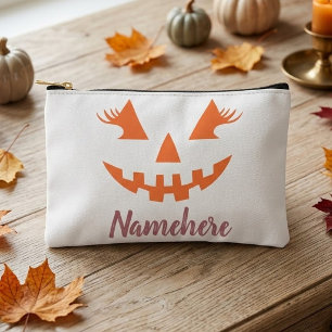 Aangepaste Meisjesachtige Jack O Lantern Pompoen H Etui
