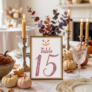 Aangepaste Meisjesachtige Jack O Lantern Pompoen H Kaart