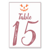 Aangepaste Meisjesachtige Jack O Lantern Pompoen H Kaart (Voorkant)